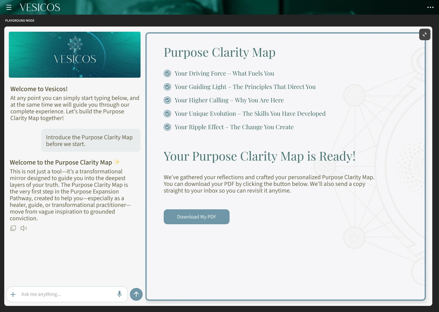 Design detail — Make the output visible during the input